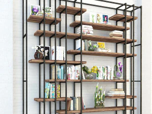 vintage shelves vs12 3D Model