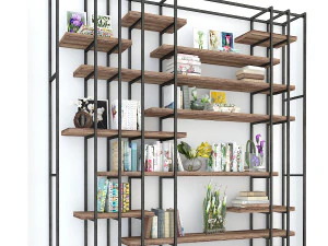 vintage shelves vs12 3D Model