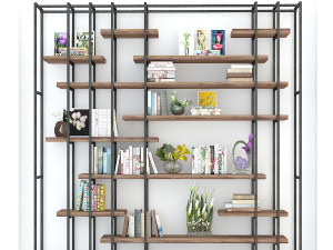 vintage shelves vs12 Model 3D