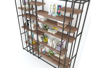 vintage shelves vs12 Model 3D