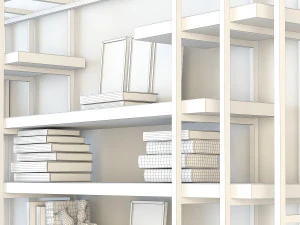 vintage shelves vs12 3D Model
