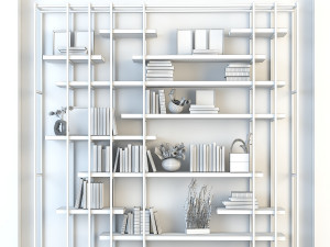 vintage shelves vs12 Model 3D