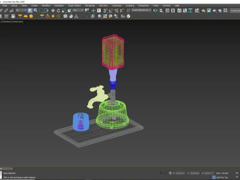 Liquor Dispenser LD01 3D Model