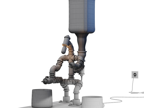 饮水机LD02 3D 模型