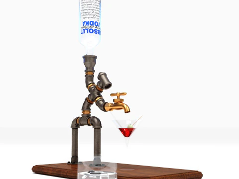 Liquor Dispenser LD03 3D Model