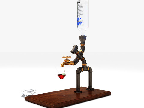 Liquor Dispenser LD03 3D Model