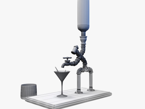 Liquor Dispenser LD03 3D Model