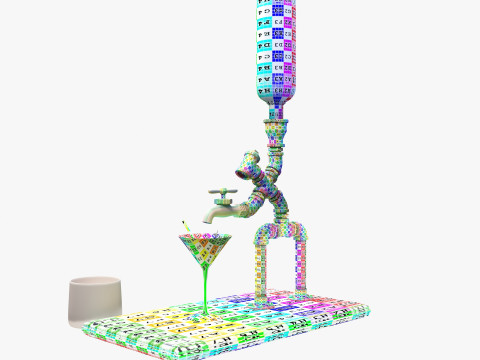 Liquor Dispenser LD03 3D Model