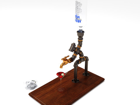 Liquor Dispenser LD03 3D Model