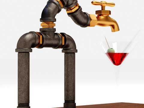 Liquor Dispenser LD03 3D Model