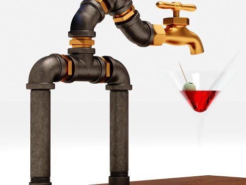 Liquor Dispenser LD03 3D Model