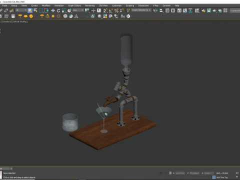 Liquor Dispenser LD03 3D Model