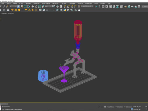 Liquor Dispenser LD03 3D Model