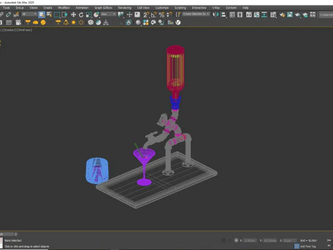 Liquor Dispenser LD03 3D Model
