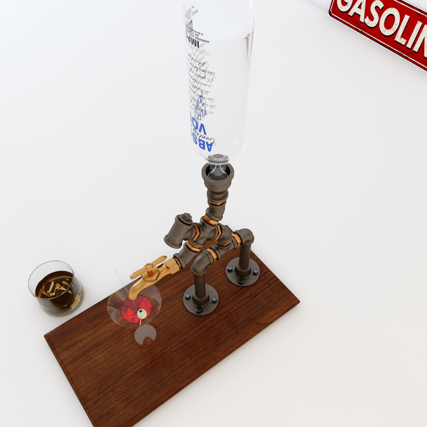 liquor dispenser ld5 3D Model in Household Items 3DExport