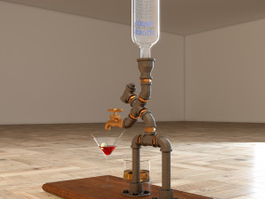 liquor dispenser ld3 3D Model