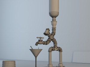 liquor dispenser ld3 3D Model