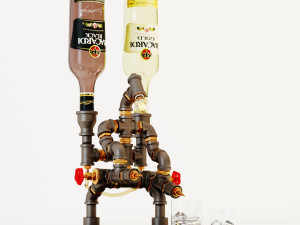liquor dispenser ld4 3D Model