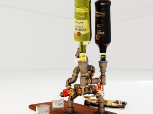 liquor dispenser ld4 3D Model