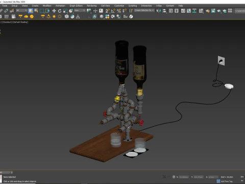 Liquor Dispenser LD4 3D Model