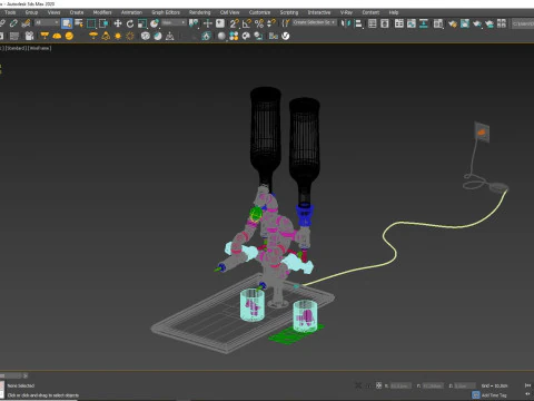 Liquor Dispenser LD4 3D Model