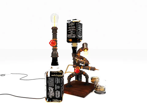 Dispenser Minuman Keras LD05 Model 3D