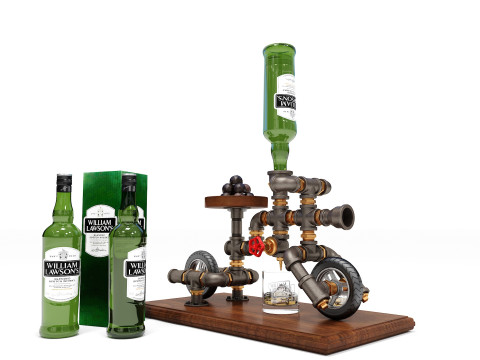 Dispensador de licor LD06 Modelo 3D