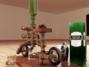 liquor dispenser ld6 3D 模型