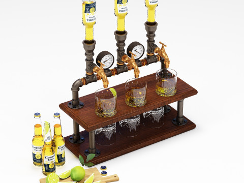 Liquor Dispenser LD07 3D Model