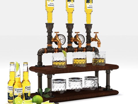 Liquor Dispenser LD07 3D Model