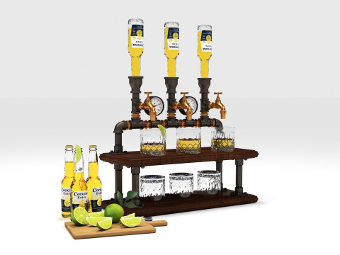 Liquor Dispenser LD07 3D Model