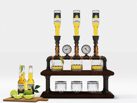 Liquor Dispenser LD07 3D Model