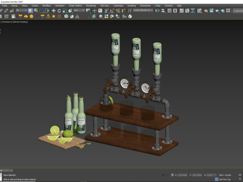 Liquor Dispenser LD07 3D Model