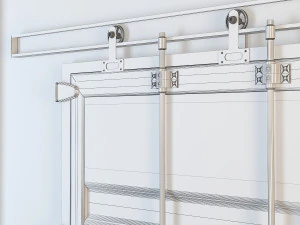porta deslizante para cont&ecirc;iner cd1 Modelo 3D