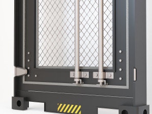 container door cd3 Model 3D