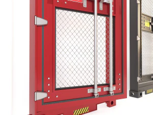 дверь контейнера cd3 3D Модель