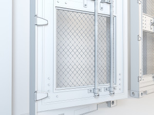 container door cd3 Model 3D
