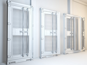 container door cd3 Model 3D