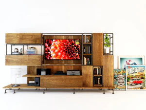 gabinete de tv tc5 Modelo 3D