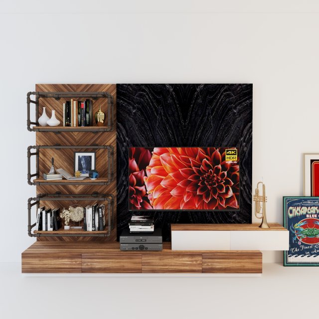 tvs cabinet tc6 Modelo 3D .c4d .max .obj .3ds .fbx .stl .blend 