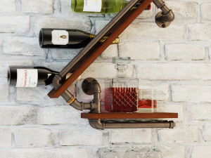 wine rack wr1 3D Model