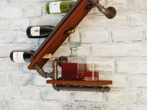 wine rack wr1 3D Model