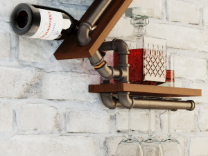 wine rack wr1 3D Model