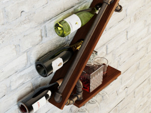 wine rack wr1 3D Model