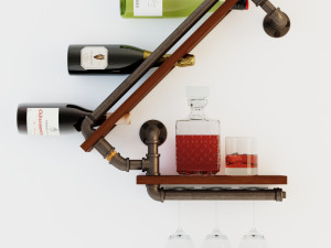 wine rack wr1 3D Model