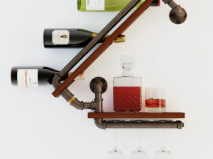 wine rack wr1 3D Model