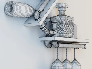 wine rack wr1 3D Model