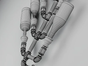 wine rack wr2 3D Model