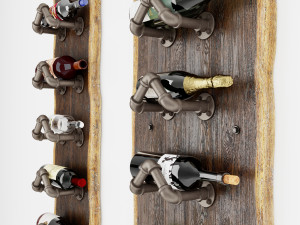 wine rack wr3 3D Model
