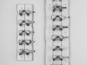 wine rack wr3 3D Model